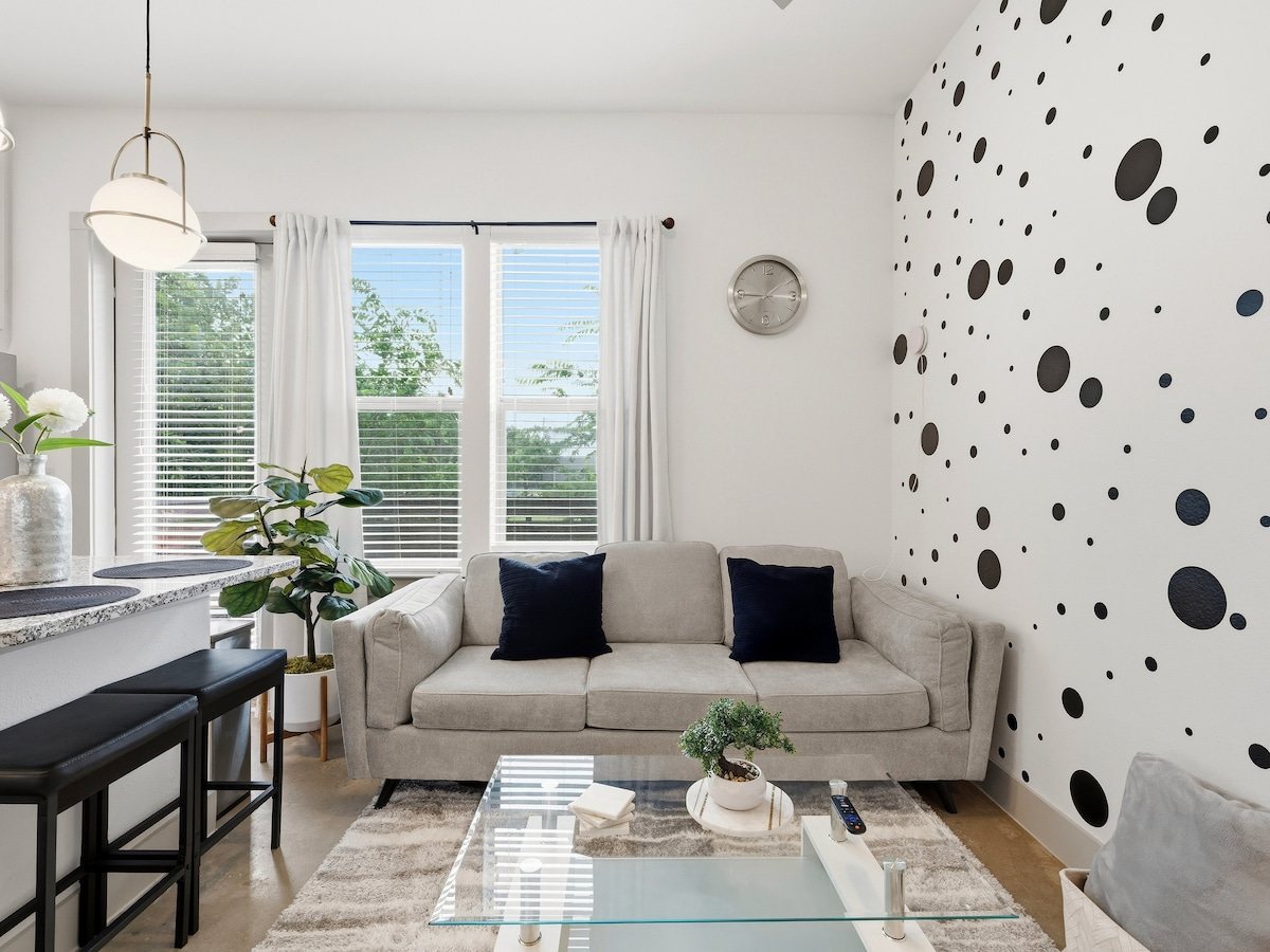 Poke A Spot — bright studio living area